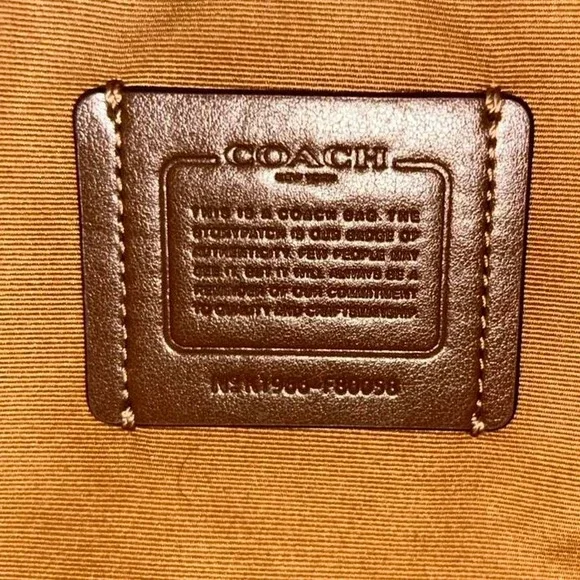 Coach Tan Leather Shoulder Bag - Picture 6 of 8